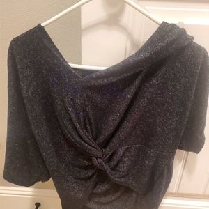 Twist tye front shirt